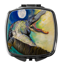 Load image into Gallery viewer, Alligator Compact Mirror – Stylish Purse Mirror with Artistic Covers JMK1207SCM