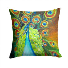 Load image into Gallery viewer, Peacock Canvas Throw Pillow - 14x14 Decorative Pillow – Art for Your Home &amp; Patio JMK1209PW1414