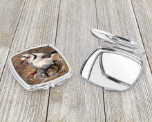 Load image into Gallery viewer, Piping Plover Compact Mirror – Stylish Purse Mirror with Artistic Covers JMK1215SCM