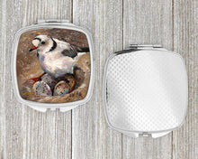 Load image into Gallery viewer, Piping Plover Compact Mirror – Stylish Purse Mirror with Artistic Covers JMK1215SCM
