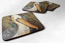 Load image into Gallery viewer, Pelican lookin West Coasters - Set of 4 Lightweight Foam, Absorbent Drink Coasters JMK1216FC