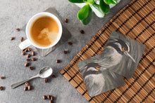 Load image into Gallery viewer, Night Heron Coasters - Set of 4 Lightweight Foam, Absorbent Drink Coasters JMK1219FC