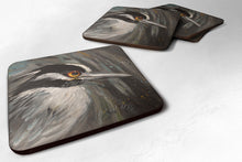 Load image into Gallery viewer, Night Heron Coasters - Set of 4 Lightweight Foam, Absorbent Drink Coasters JMK1219FC