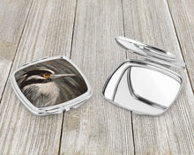 Load image into Gallery viewer, Night Heron Compact Mirror – Stylish Purse Mirror with Artistic Covers JMK1219SCM