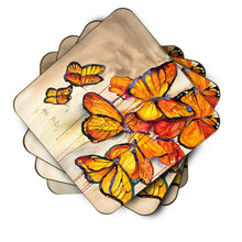 Load image into Gallery viewer, Butterflies Coasters - Set of 4 Lightweight Foam, Absorbent Drink Coasters JMK1220FC