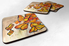 Load image into Gallery viewer, Butterflies Coasters - Set of 4 Lightweight Foam, Absorbent Drink Coasters JMK1220FC