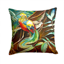 Load image into Gallery viewer, Mandarin Pheasant Canvas Throw Pillow - 14x14 Decorative Pillow – Art for Your Home &amp; Patio JMK1221PW1414