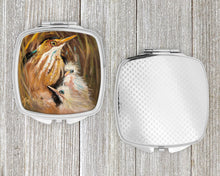 Load image into Gallery viewer, Happy Family Compact Mirror – Stylish Purse Mirror with Artistic Covers JMK1223SCM
