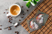 Load image into Gallery viewer, Happy Family Coasters - Set of 4 Lightweight Foam, Absorbent Drink Coasters JMK1224FC