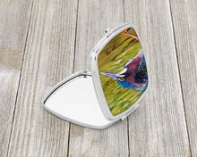 Load image into Gallery viewer, Green Heron Compact Mirror – Stylish Purse Mirror with Artistic Covers JMK1226SCM