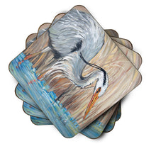 Load image into Gallery viewer, Blue Heron Coasters - Set of 4 Lightweight Foam, Absorbent Drink Coasters JMK1228FC