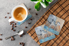 Load image into Gallery viewer, Blue Heron Coasters - Set of 4 Lightweight Foam, Absorbent Drink Coasters JMK1228FC