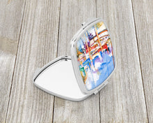 Load image into Gallery viewer, Runaway Sailboats Compact Mirror – Stylish Purse Mirror with Artistic Covers JMK1233SCM