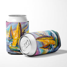 Load image into Gallery viewer, Middle Bay Lighthouse Sailboats Can or Bottle Hugger JMK1234CC