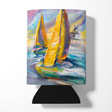 Load image into Gallery viewer, Middle Bay Lighthouse Sailboats Can or Bottle Hugger JMK1234CC