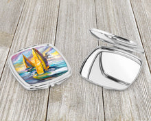 Load image into Gallery viewer, Middle Bay Lighthouse Sailboats Compact Mirror – Stylish Purse Mirror with Artistic Covers JMK1234SCM