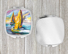 Load image into Gallery viewer, Middle Bay Lighthouse Sailboats Compact Mirror – Stylish Purse Mirror with Artistic Covers JMK1234SCM