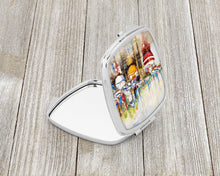 Load image into Gallery viewer, Paradise Sailboats Compact Mirror – Stylish Purse Mirror with Artistic Covers JMK1235SCM