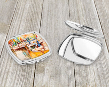 Load image into Gallery viewer, Pelicans and Sailboats Compact Mirror – Stylish Purse Mirror with Artistic Covers JMK1238SCM