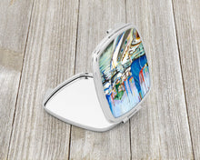 Load image into Gallery viewer, Day break Sailboats Compact Mirror – Stylish Purse Mirror with Artistic Covers JMK1241SCM