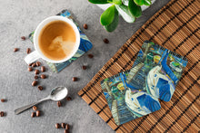 Load image into Gallery viewer, Sailboats Coasters - Set of 4 Lightweight Foam, Absorbent Drink Coasters JMK1245FC