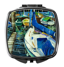 Load image into Gallery viewer, Sailboats Compact Mirror – Stylish Purse Mirror with Artistic Covers JMK1245SCM