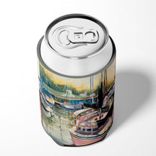 Load image into Gallery viewer, Black Sails Sailboats Can or Bottle Hugger JMK1246CC