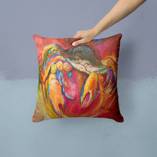 Load image into Gallery viewer, Crab Stars Canvas Throw Pillow - 14x14 Decorative Pillow – Art for Your Home &amp; Patio JMK1249PW1414