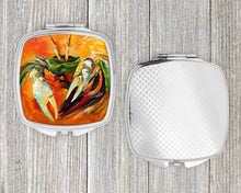 Load image into Gallery viewer, Small Orange Crab Compact Mirror – Stylish Purse Mirror with Artistic Covers JMK1251SCM