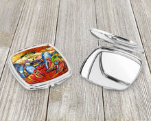 Load image into Gallery viewer, Red Crab Compact Mirror – Stylish Purse Mirror with Artistic Covers JMK1252SCM
