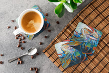 Load image into Gallery viewer, Belly Crab Coasters - Set of 4 Lightweight Foam, Absorbent Drink Coasters JMK1253FC