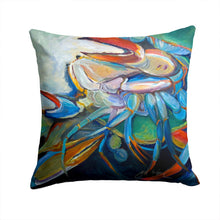 Load image into Gallery viewer, Belly Crab Canvas Throw Pillow - 14x14 Decorative Pillow – Art for Your Home &amp; Patio JMK1253PW1414