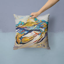 Load image into Gallery viewer, #20 Crab Canvas Throw Pillow - 14x14 Decorative Pillow – Art for Your Home &amp; Patio JMK1255PW1414