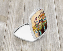 Load image into Gallery viewer, Crab tailfin Crab Compact Mirror – Stylish Purse Mirror with Artistic Covers JMK1259SCM
