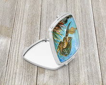 Load image into Gallery viewer, Loggerhead Sea Turtle Compact Mirror – Stylish Purse Mirror with Artistic Covers JMK1261SCM