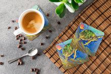 Load image into Gallery viewer, Loggerhead Sea Turtle Coasters - Set of 4 Lightweight Foam, Absorbent Drink Coasters JMK1262FC