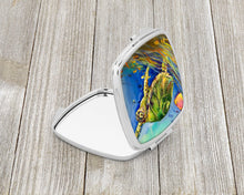 Load image into Gallery viewer, Loggerhead Sea Turtle Compact Mirror – Stylish Purse Mirror with Artistic Covers JMK1262SCM