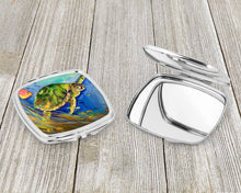 Load image into Gallery viewer, Loggerhead Sea Turtle Compact Mirror – Stylish Purse Mirror with Artistic Covers JMK1262SCM