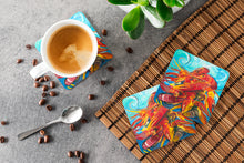 Load image into Gallery viewer, Crawfish Coasters - Set of 4 Lightweight Foam, Absorbent Drink Coasters JMK1264FC
