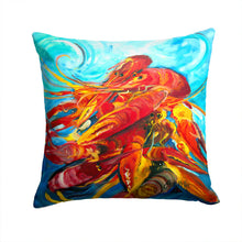 Load image into Gallery viewer, Crawfish Canvas Throw Pillow - 14x14 Decorative Pillow – Art for Your Home &amp; Patio JMK1264PW1414