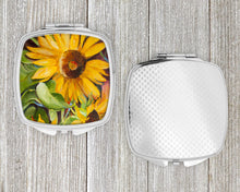 Load image into Gallery viewer, Sunflowers Compact Mirror – Stylish Purse Mirror with Artistic Covers JMK1265SCM