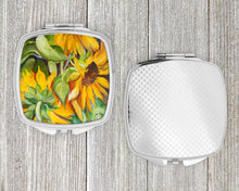 Load image into Gallery viewer, Sunflowers Compact Mirror – Stylish Purse Mirror with Artistic Covers JMK1266SCM
