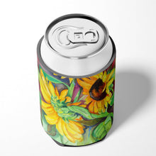 Load image into Gallery viewer, Sunflowers Can or Bottle Hugger JMK1267CC