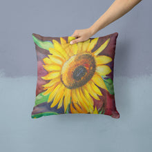 Load image into Gallery viewer, Sunflowers Canvas Throw Pillow - 14x14 Decorative Pillow – Art for Your Home &amp; Patio JMK1268PW1414