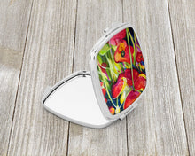 Load image into Gallery viewer, Poppies Compact Mirror – Stylish Purse Mirror with Artistic Covers JMK1269SCM