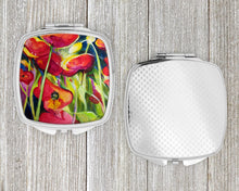Load image into Gallery viewer, Poppies Compact Mirror – Stylish Purse Mirror with Artistic Covers JMK1269SCM
