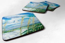 Load image into Gallery viewer, Sea Oats Coasters - Set of 4 Lightweight Foam, Absorbent Drink Coasters JMK1271FC