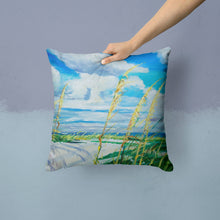 Load image into Gallery viewer, Sea Oats Canvas Throw Pillow - 14x14 Decorative Pillow – Art for Your Home &amp; Patio JMK1271PW1414