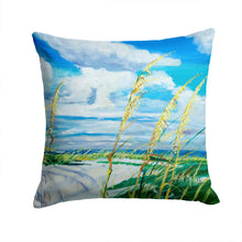 Load image into Gallery viewer, Sea Oats Canvas Throw Pillow - 14x14 Decorative Pillow – Art for Your Home &amp; Patio JMK1271PW1414