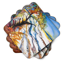 Load image into Gallery viewer, Sand Dune Coasters - Set of 4 Lightweight Foam, Absorbent Drink Coasters JMK1272FC